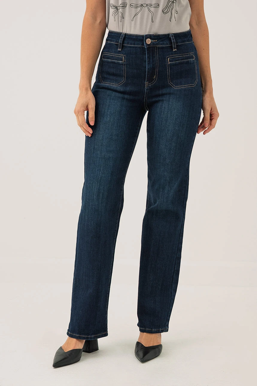 Lois Le Jean Foncé | Modèle Georgia 1 Lois Le Jean Foncé | Modèle Georgia