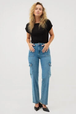 Le Jeans Droit à Poches Cargo Par Lois 9 Le Jeans Droit à Poches Cargo Par Lois -Mode Femme Homme product 2932 6995 90 023 5