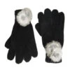 Gants En Chenille Avec Pompon