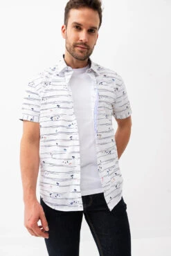 La Chemise Imprimé Bord De Mer 8 La Chemise Imprimé Bord De Mer -Mode Femme Homme product 7464402 21 3