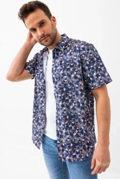 La Chemise Légère Imprimé Géométrique