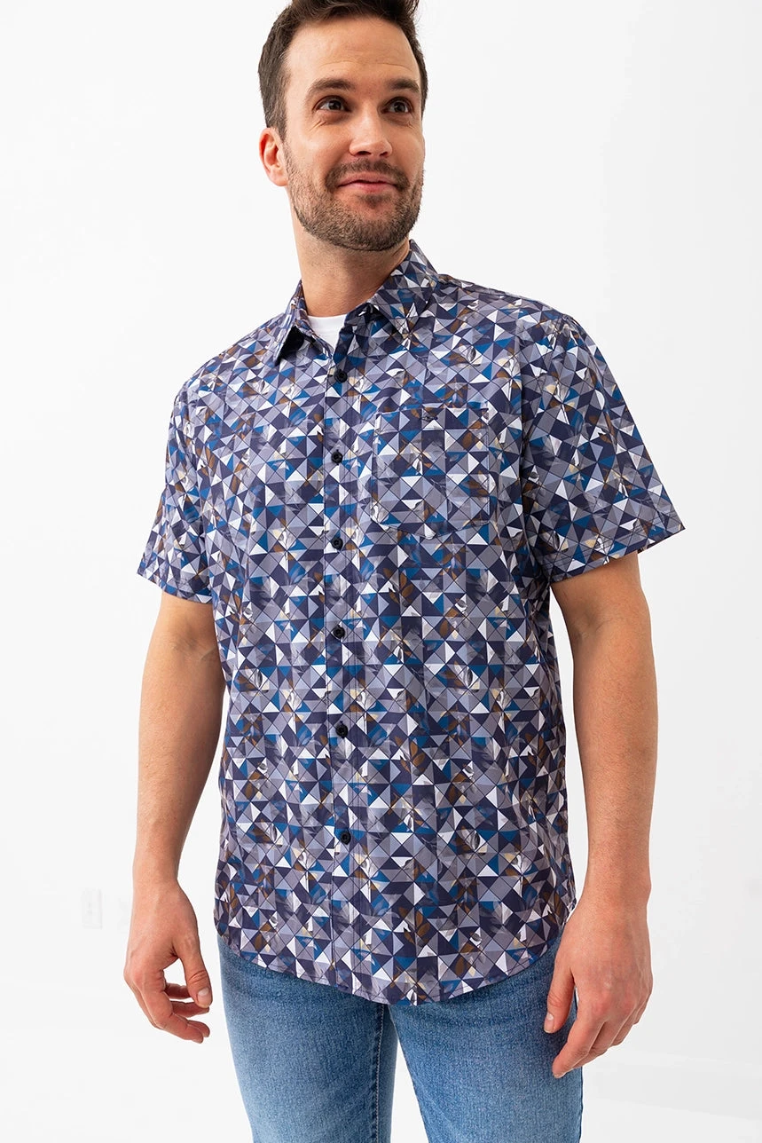 La Chemise Légère Imprimé Géométrique 2 La Chemise Légère Imprimé Géométrique – Image 2