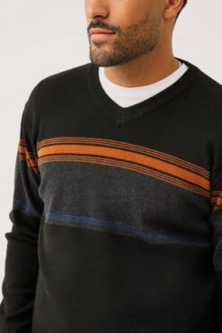 Le Chandail En Tricot Léger Rayé Par Oxygen -Mode Femme Homme product MS100 593 343 3