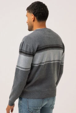 Le Chandail En Tricot Léger Rayé Par Oxygen -Mode Femme Homme product MS100 593 99 3