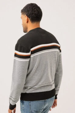 Le Chandail En Tricot Léger Rayé -Mode Femme Homme product MS100 596 703 3