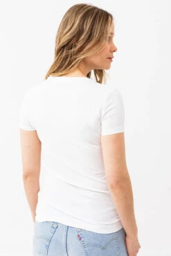 Le T-shirt Guess Logo Dentelle Et Strass -Mode Femme Homme product W5GI04J1314 21 4