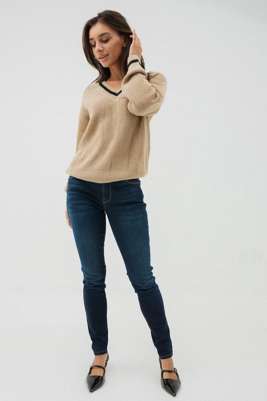 Guess Le Jeans Bleu Foncé | Modèle Skinny Mid Sexy Curves 3 Guess Le Jeans Bleu Foncé | Modèle Skinny Mid Sexy Curves – Image 3